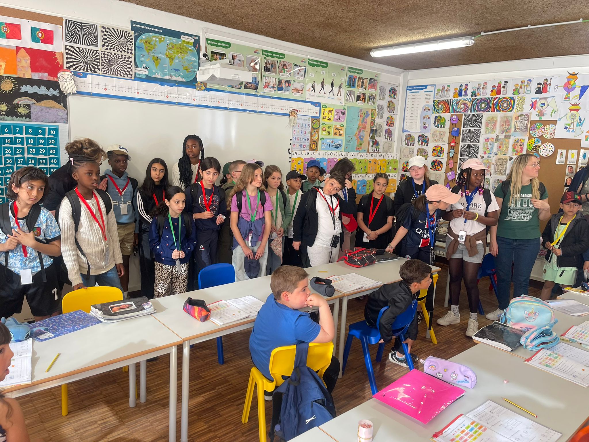 Escola francesa de Delbos na EB1 de Cristelo